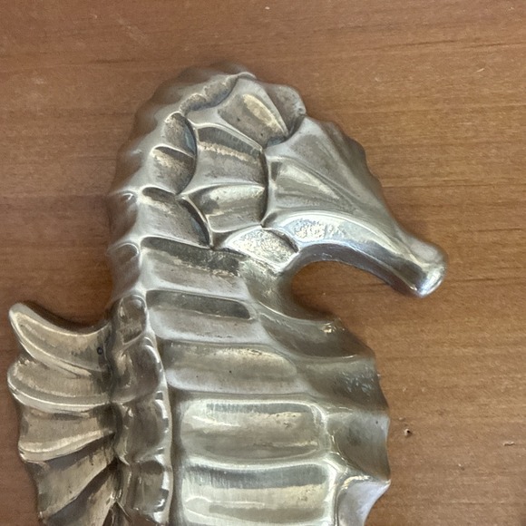 3 Vtg Brass Seahorse Wall Hook Hangers Nautical Coastal Decor Beach House - Picture 5 of 10